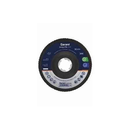 Garant X-LOCK Flap Disc for Stainless Steel, ZA, Dia: 125 mm, Grit: 120 565279 120